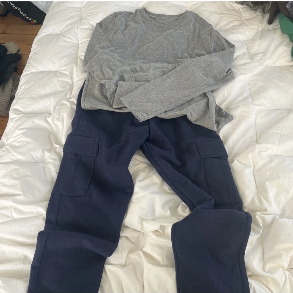 All in Motion Gray and Navy Kids Matching Set